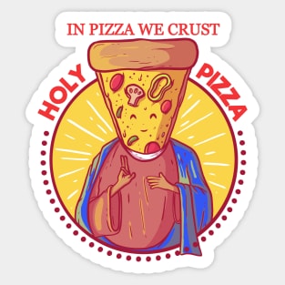 Pizza Jesus Sticker